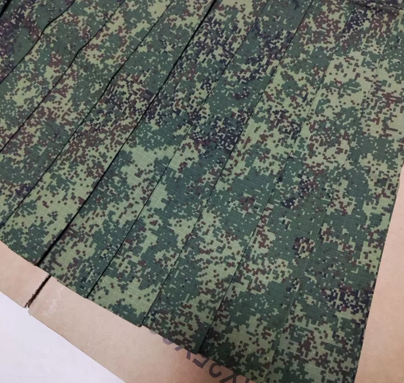 Russian Camouflage Skirt JK Style Pleated Tabby Night Desert Greman Flecktarn