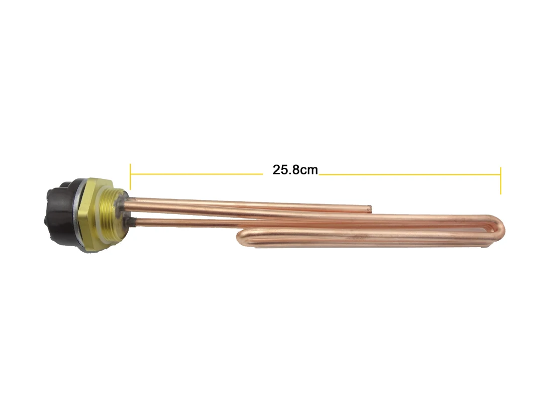 1500W 220V 1.25' (BSP, DN32) Electrical Immersion Element Booster, with Thermostat
