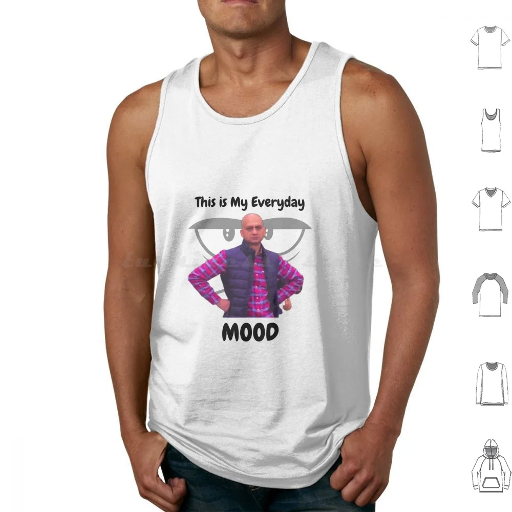 The Annoyed Man Meme Tank Tops Vest Sleeveless Meme Funny Dank Meme Humor Cartoon Cool Joke Cat Meme Funny Meme Internet