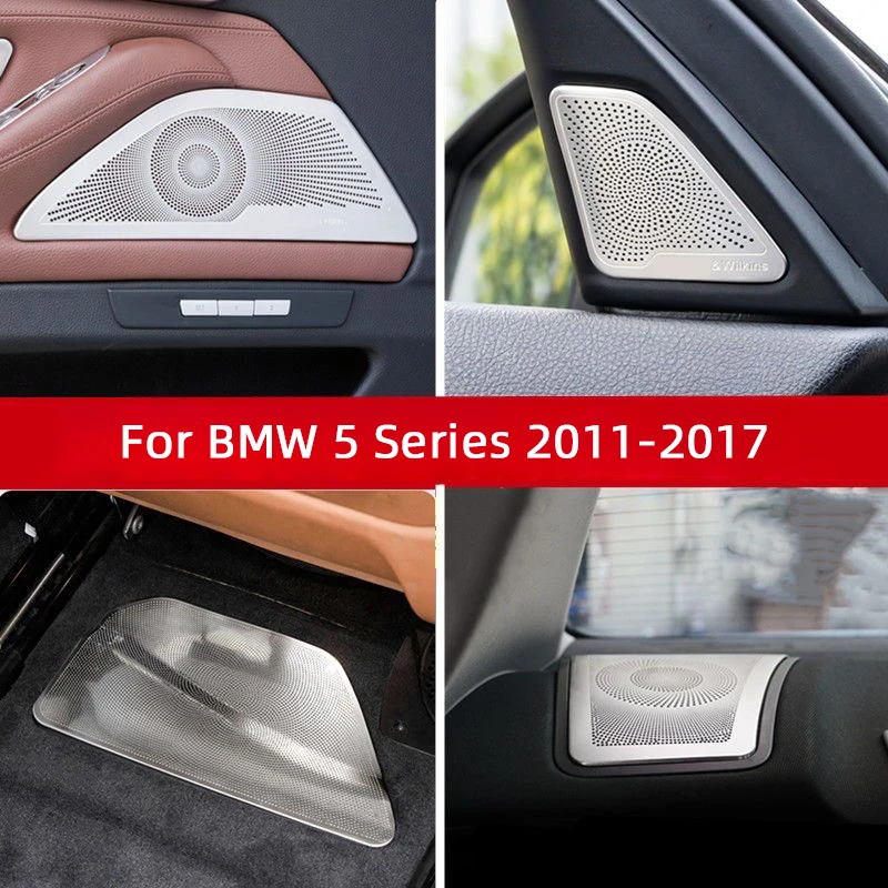 For BMW 5 Series F10 F07 F11 G30 F90 2011 2012-2016 2017 A-pillar Door Horn Cover Trunk Speaker Dashboard Audio Car Accessories