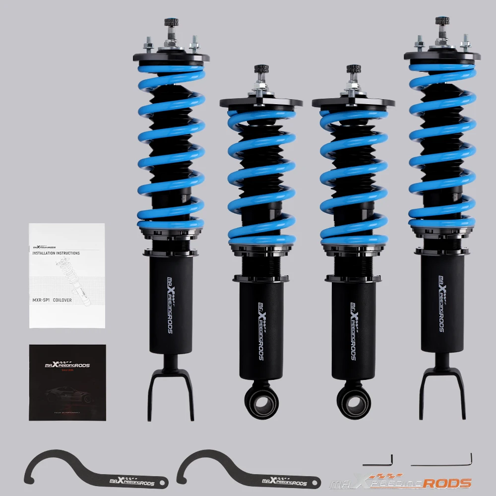 24 Way Damper Coilovers For Nissan 300ZX Z32 3 door 3.0l V6 VG30DE RWD 1990-1996 Suspension Lowering Damper Spring