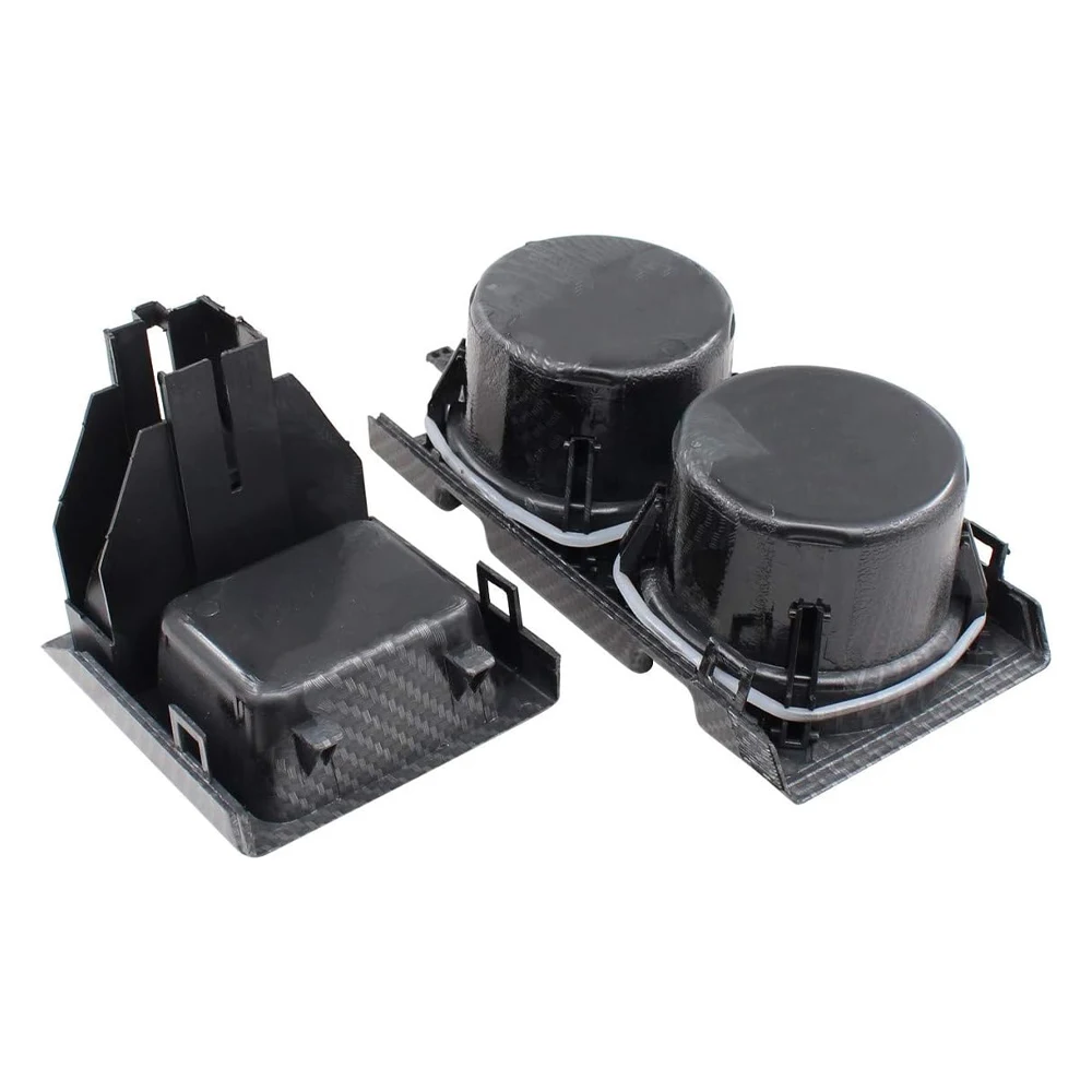 Carbon Fiber Center Console Cup Holder Coin Box for BMW E46 3 Series 1998-2006, High Quality Direct Replacement OEM 51168217953 6