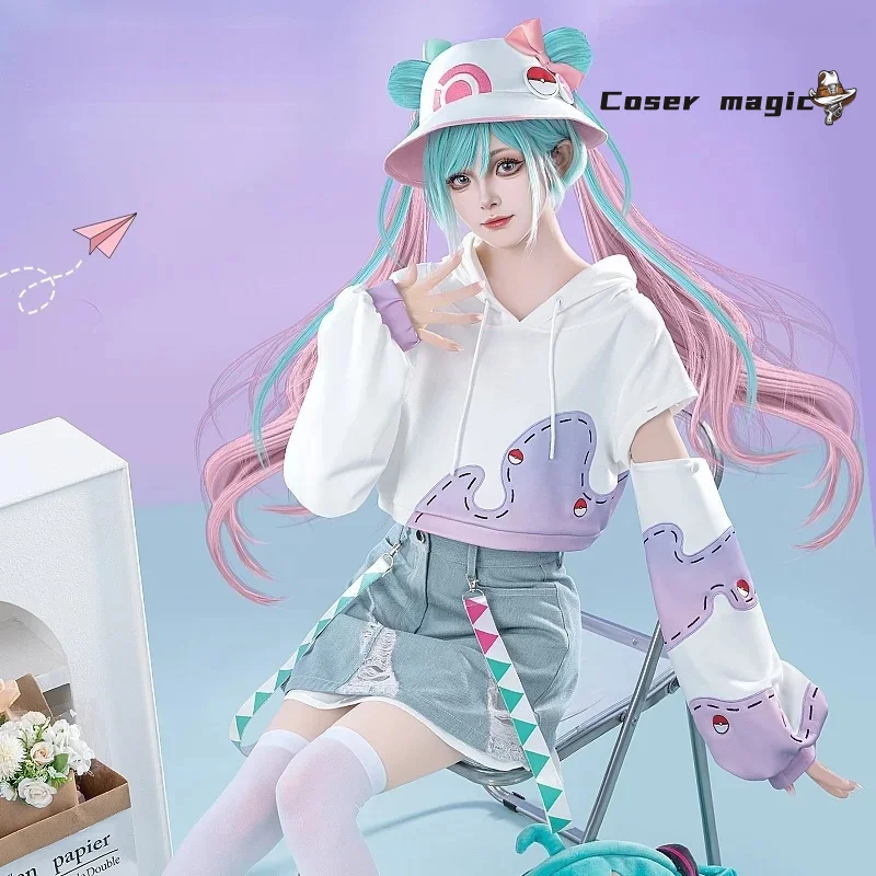 

Anime M i Cosplay ku Top skirt Female daily Costume