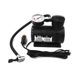 12V 300 PSI Portable Air Compressor Car Truck Tyre Pump Electric Tire Inflator Pump With Gauge Car Inflatable Pump