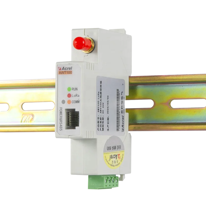 Acrel AWT100 Smart Gateway Data Transfer Terminal 4G Wifi Lora Ethernet Lorawan Communication and RS485 Modbus-RTU