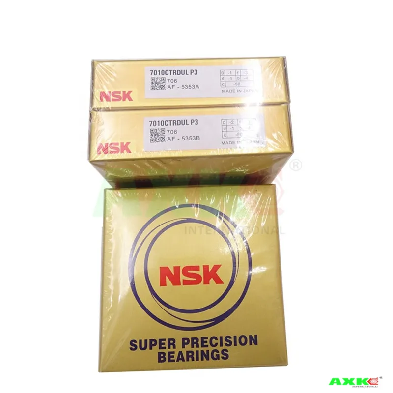 

NSK 1Pcs 7007 7007C 2RZ P4 DT A 35x62x14 35x62x28 Sealed Angular Contact Bearings Speed Spindle Bearings CNC ABEC-7