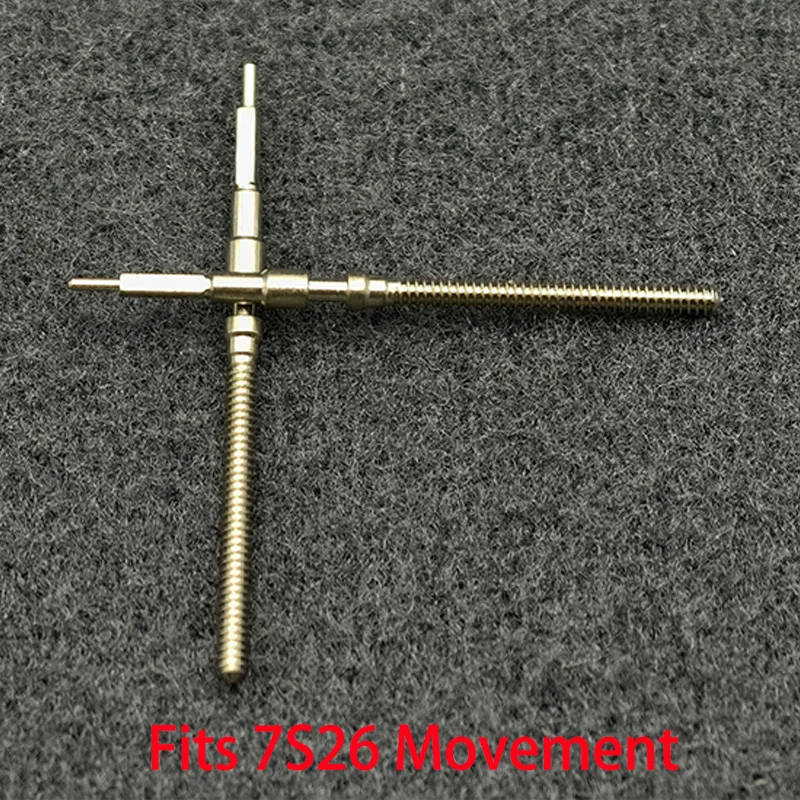 2PCS/4PCS 7S26 Stainless Steel Crown Movement Crown Stem Fits For 7S26 Automatic Mechanical Movement Stem Repair Parts
