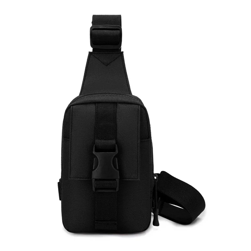 Tactical Chest Bag Military Trekking Pack EDC Sports Bag Shoulder Bag Crossbody Pack Assault Pouch for Hiking Cycling Campinga