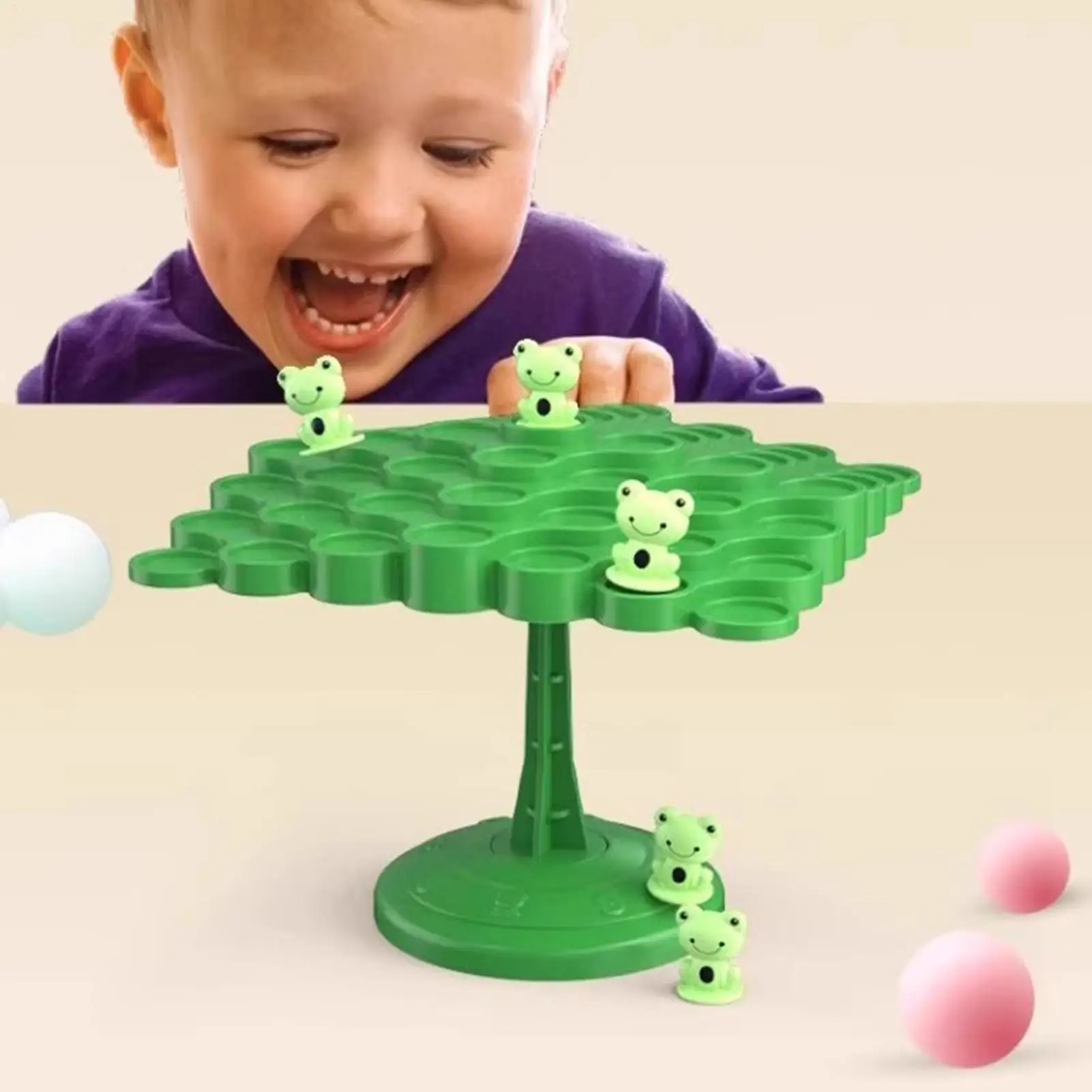 Balance Games Funny Frog Educational Toys Animal Family Learning Board Games for Kids Girls Boys Adults Classroom Travel Home