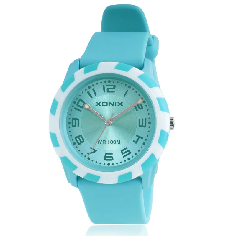 XONIX Trend Simple Temperament Male And Female Student Electronic Watch Sports Waterproof 100M Girl Examination Watch Female RG