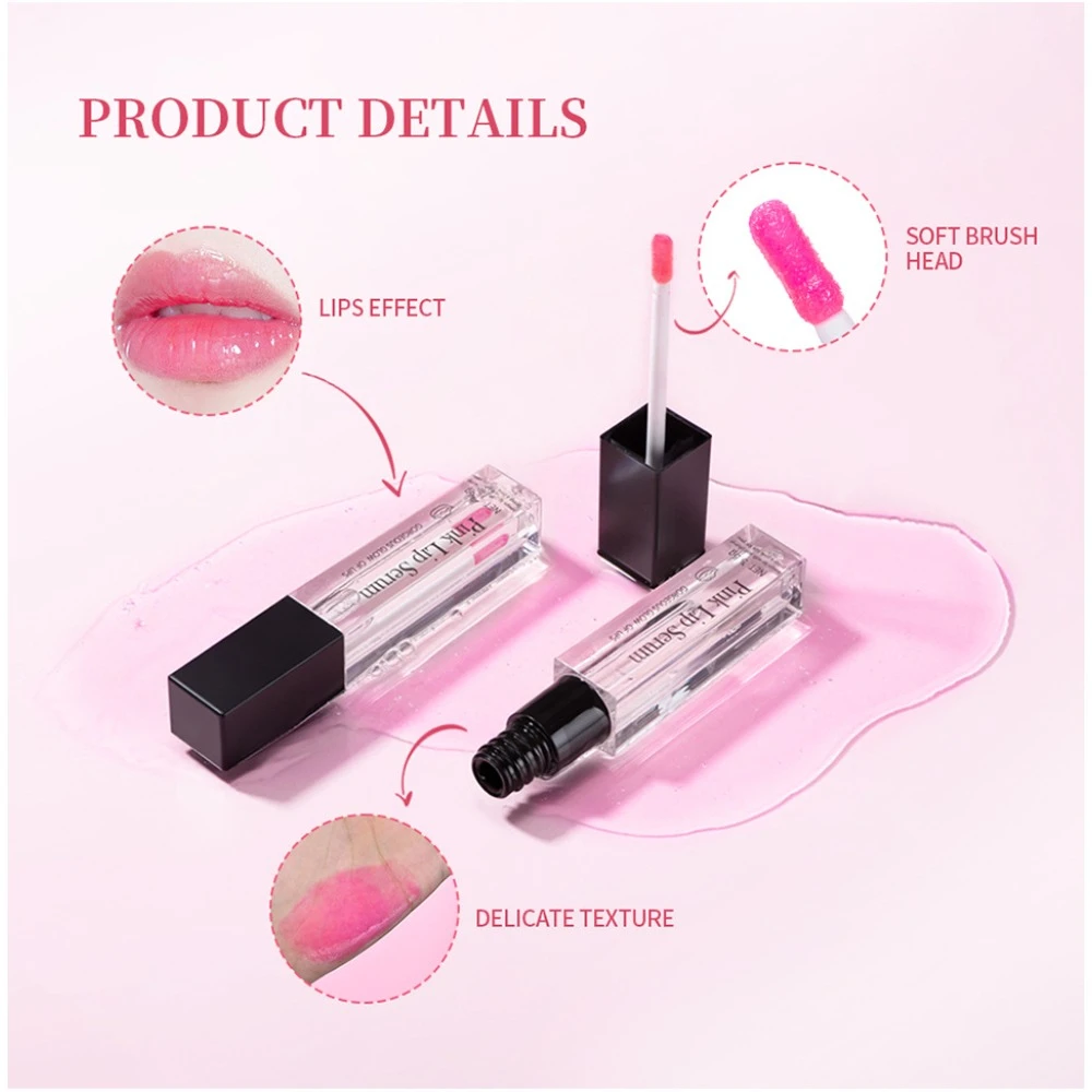 Natuurlijke Roze Serum Lippen Glans Verse Verwijderen Donkere Lippen Gel Lightening Essentie Crème Balsem Reparatie Fijne Lijn Fleuren Lip Peeling