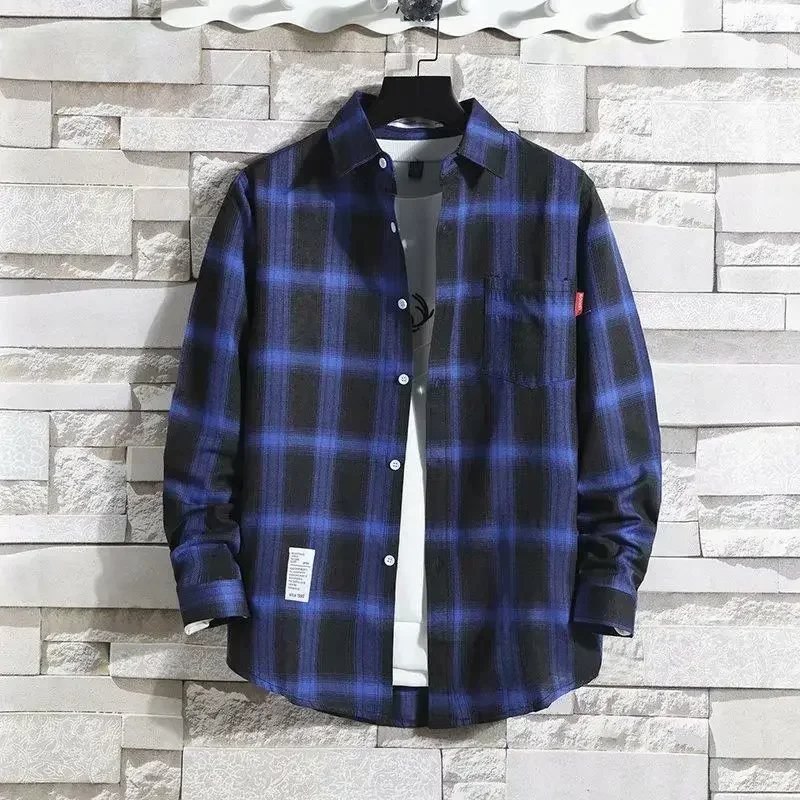 Customizable Casual Plaid Shirt MCS403129