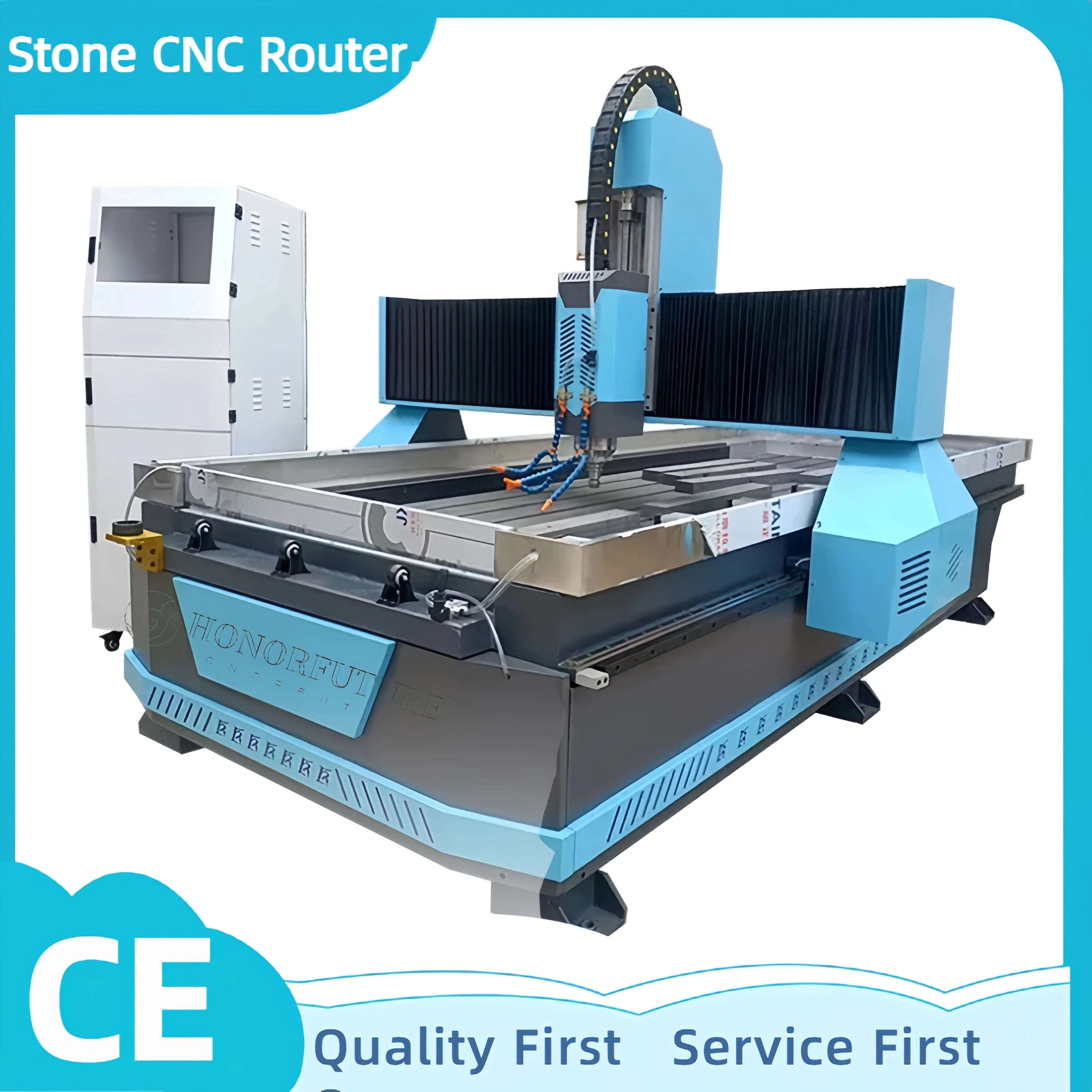 High Precision 3d Cnc Router Carving Milling Engraving Machine Stone Sculpture Marble Granite Processing 1325 1530 High Quality