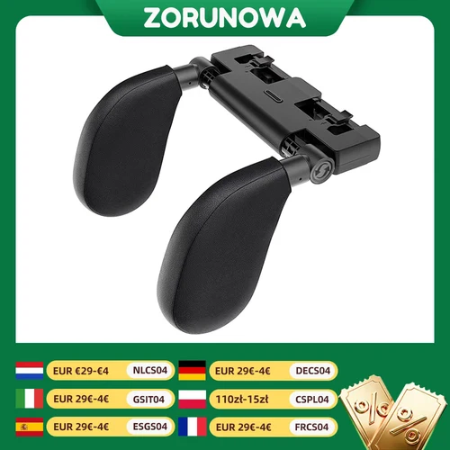 Reposacabezas de coche para niños de espuma viscoelástica con almohadillas laterales ajustables de 360 y soporte para dormir con un solo clic para viajes BMW Benz