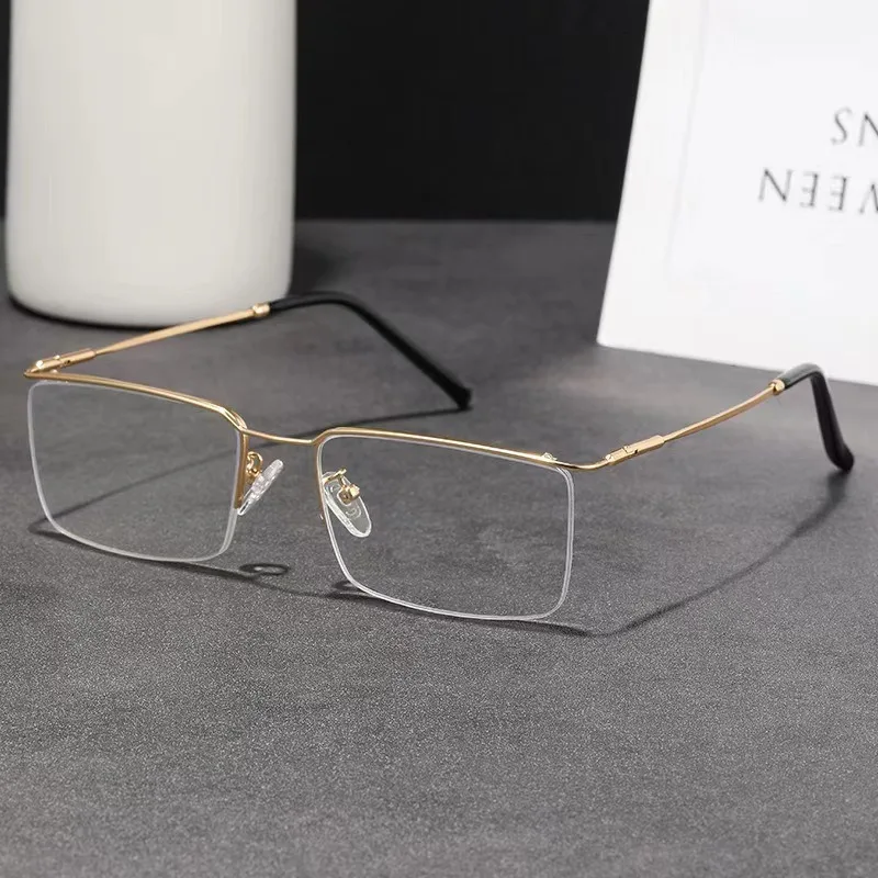 

Metal Reading Glasses Women Blocking Blue Light Presbyopic Spectacles Eyeglasses Clear Lens