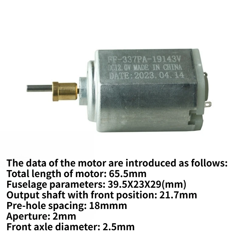 FF-337PA-19143 DC Motor Clipper Electric Clipper Electric Clipper Barber Tool Razor 12V Motor