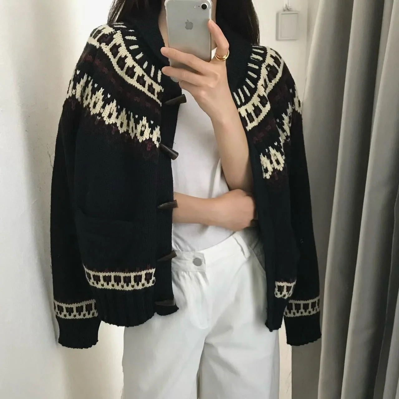 Cardigan femmes chandails manteau vestes pulls Y2k Streetwear élégant épissure tricot col rabattu travail ouvert Stith automne hiver
