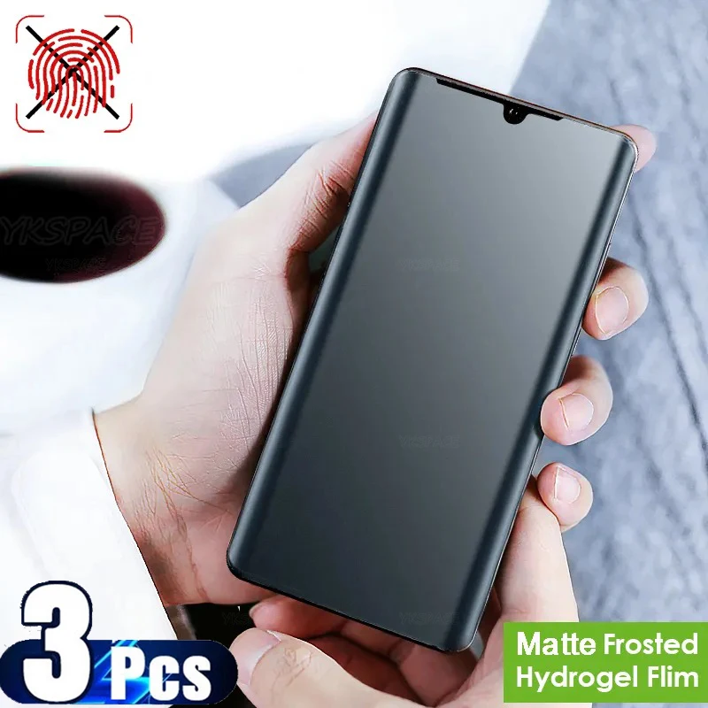 3 шт. матовая гидрогелевая пленка для Xiaomi Mi 14T 14 13 12 11 10T 9X 9 8 Note 10 Pro Lite SE Mix 4 Мягкая защитная из ТПУ Фото №2