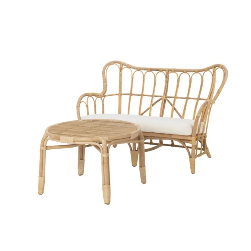 

Modern Design Hotel Sofa Set Double Indoor Wooden Balcony Chair