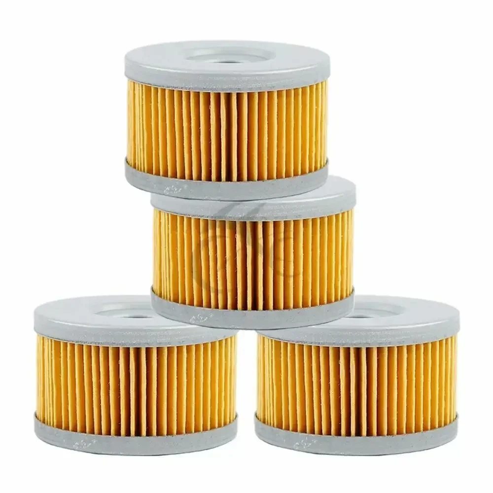 4 pcs Motorcycle Oil Filter For Suzuki DR600 DR650SE DR650S DR750 GSX750 SP500 Accesorios moto