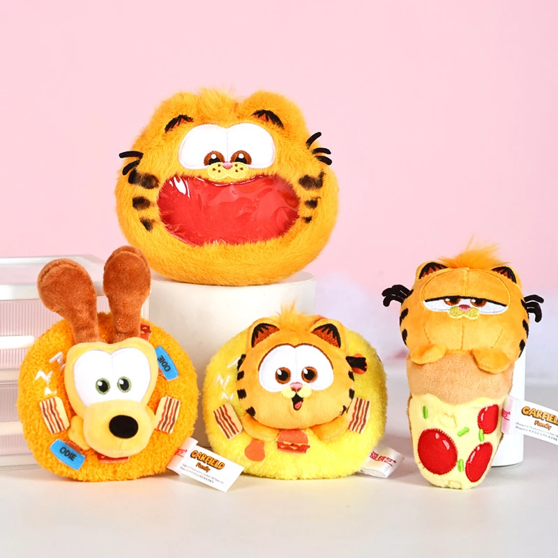 Oryginalna rodzina Garfield Kawaii miękkie pluszowe zabawki brelok śliczny Garfield kot Odie wypchane zwierzę Peluche lalki wisiorek prezenty dla dzieci