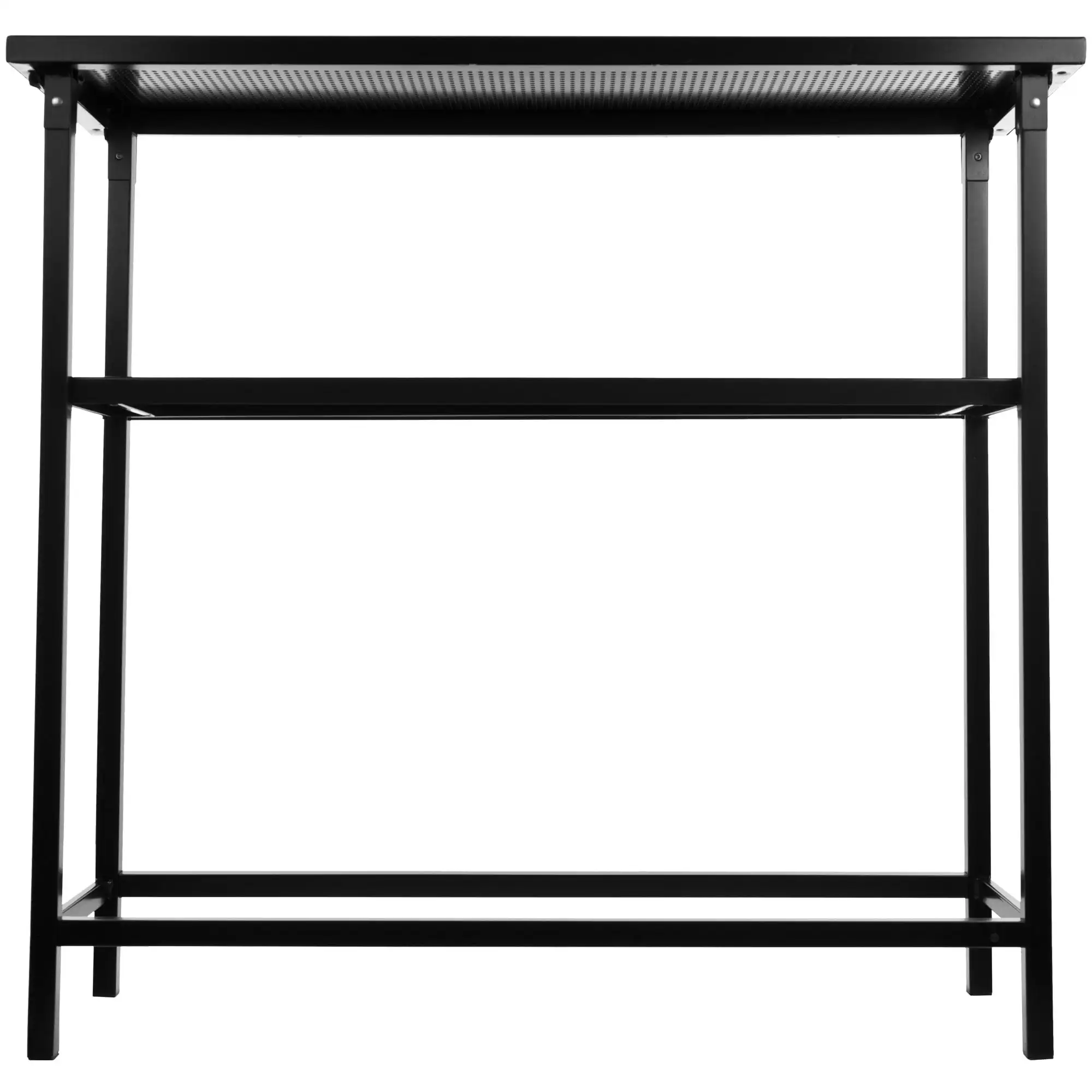 Metal Portable Bar Table w/ Carrying Case Bistro Pub Counter Table Kitchen Tall Dining Table