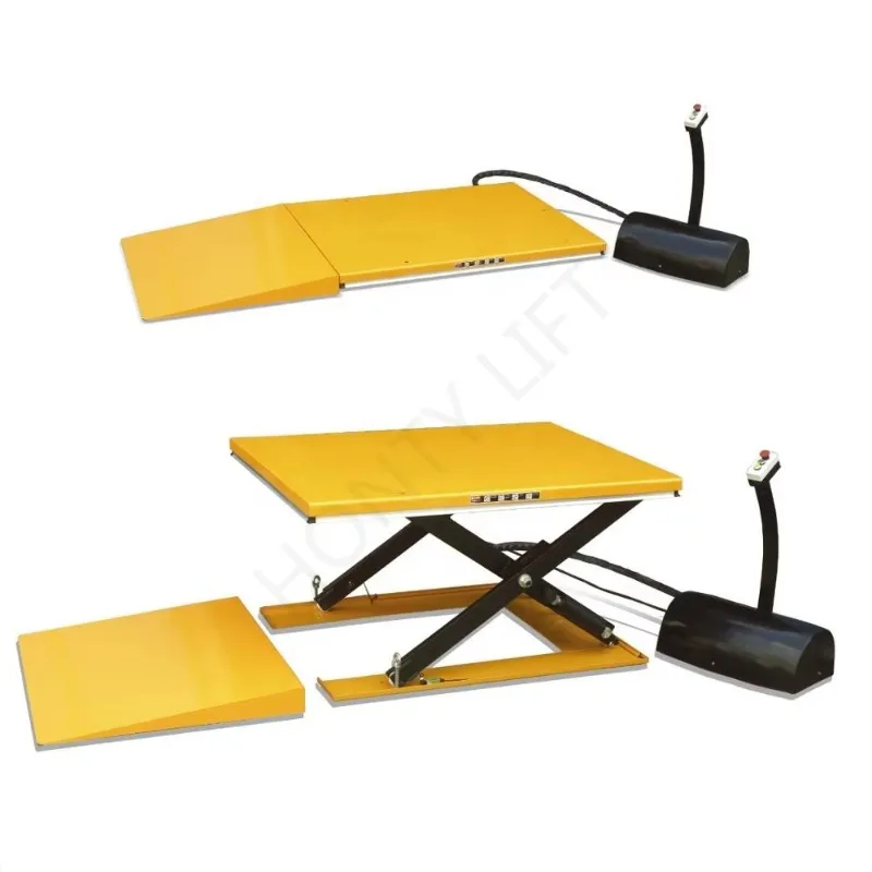 

China Hydraulic Electric Lift Table Work Platform Industrial Lift Table Scissor Lifter Table HW1001