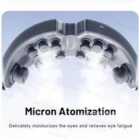 Electric Steam Eye Massager Vibration Atomization Eye Massager Relieve Eye Massage Massage Relax Kneading Fatigue Eyes Bluetooth