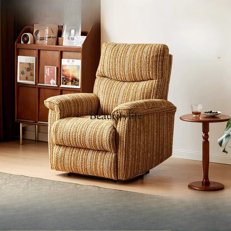 

-Fabric sofa chair living room modern simple function balcony electric leisure lounge chair