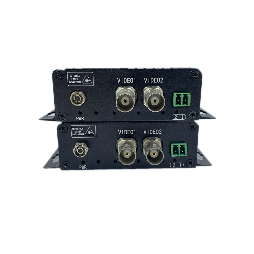 2026 محول FC BNC فريد 20 كجم بسيط 2CH محول فيديو تناظري إلى IP مع بيانات RS485