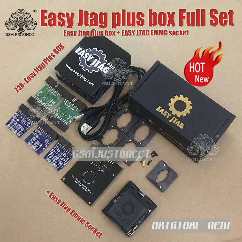 2025 Original New Z3X- Easy Jtag Plus Box full Set + EMMC Socket + UFSBGA 153 Tool