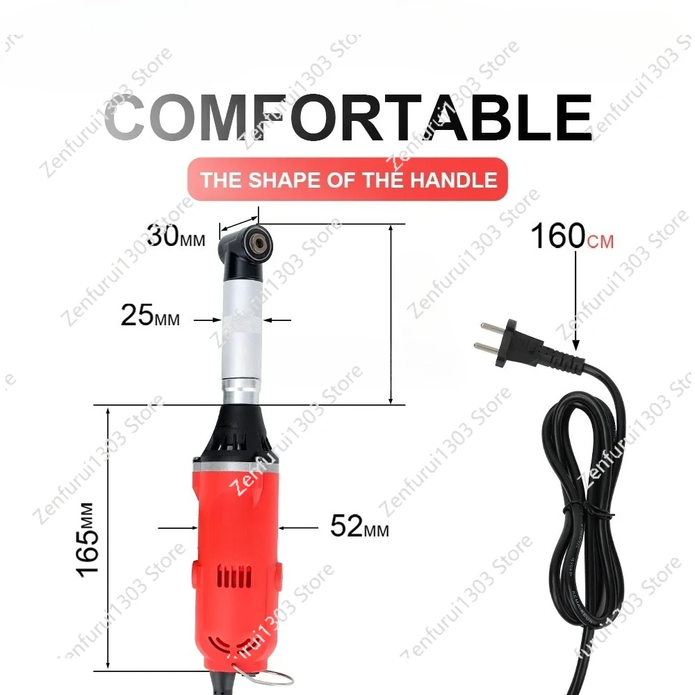 6 Variable Speeds Ceramic Tile Beauty Sewing Tool 380W Electric Straight Grinder Cleaning Machine Grinder Sander Polisher