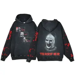 Terrifier 2 Hoodie Horror Movie Halloween Pullover Print Hoodie Kids Men Hooded Sweatshirt Autumn Long Sleeve Tops Hip Hop Y2k