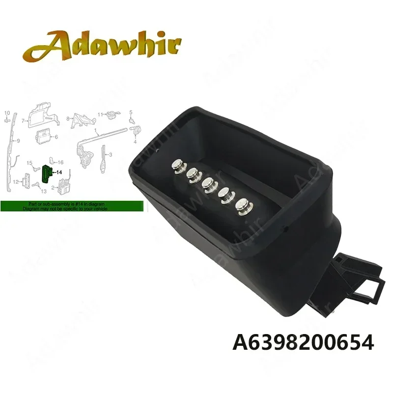 Sliding Door Contact Switch 5 PIN Right Left Fit Vito W639 For Vito W447 For Sprinter W907 2003 2024 A6398200654 ‭9078213000