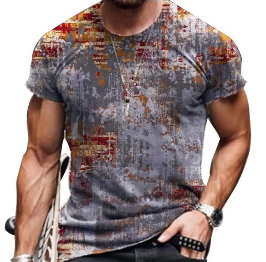 Christmas Men's Short Sleeve Crew Neck T-shirt Summer Outdoor Special Casual Comfort Tops Harajuku  Woman S-7XL Oversized