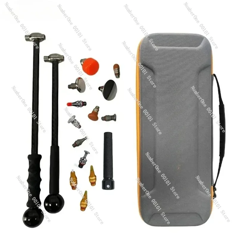 Deluxe PDR Dent Repair Hammer Set, Hail Pit Removal Percussion Tool Kit for Auto Body