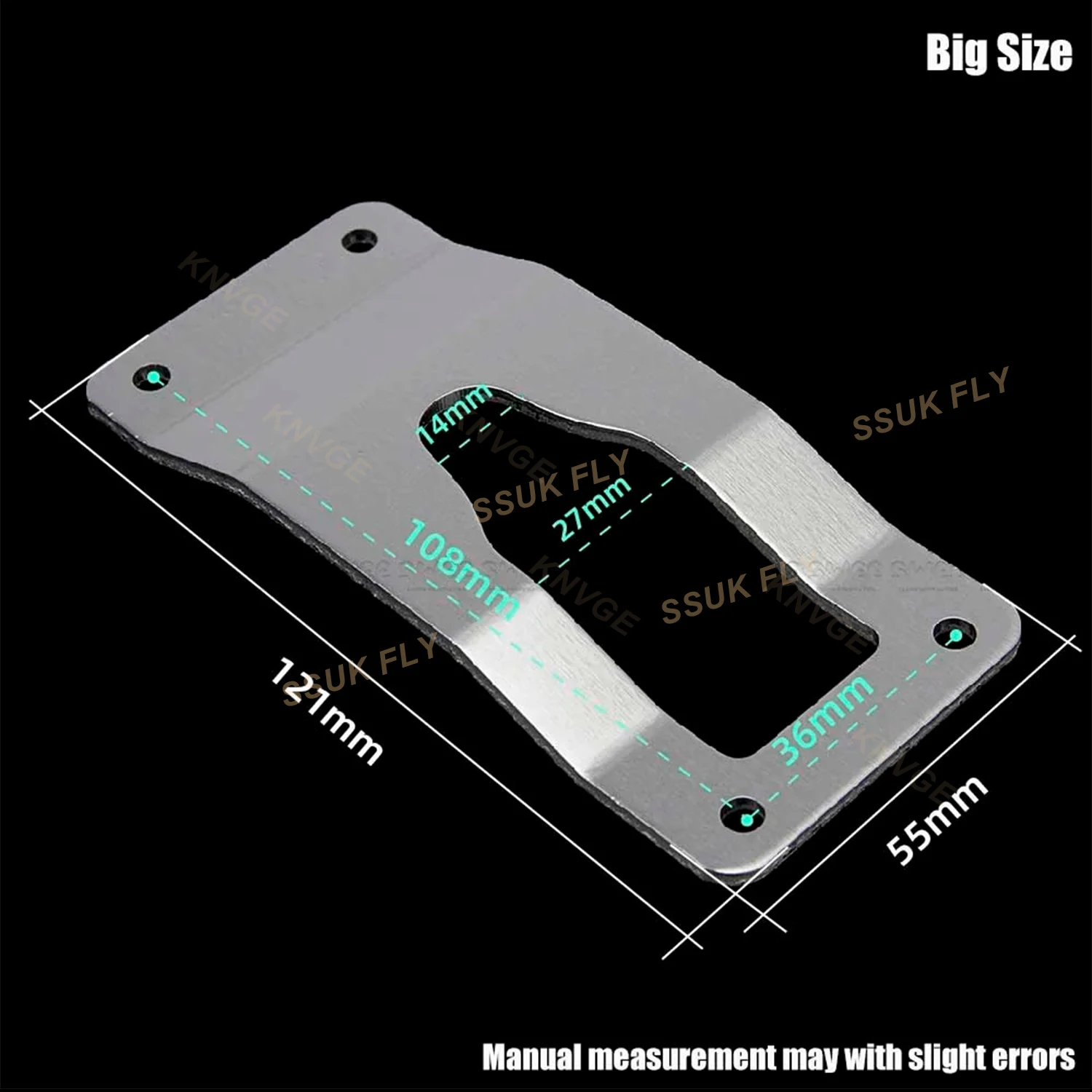 Universal Motorcycle Top Case Base Plate Quick Release Mount Slot Tail Side Box Rear Trunk Luggage Case Installation Parts
