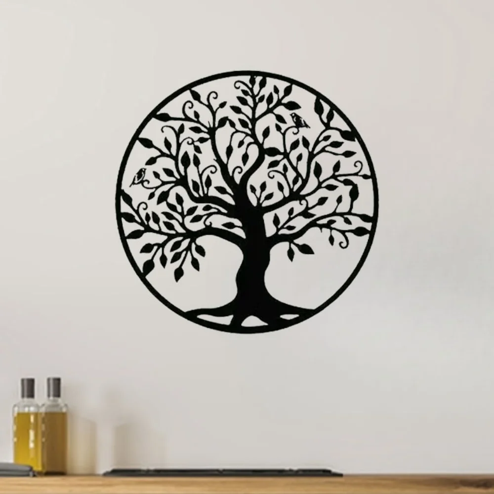 Cifbuy dekorative Eisen Kunst Silhouette Baum des Lebens Metall Wand kunst elegante Stammbaum Zeichen Home Decoration Wanda uf kleber