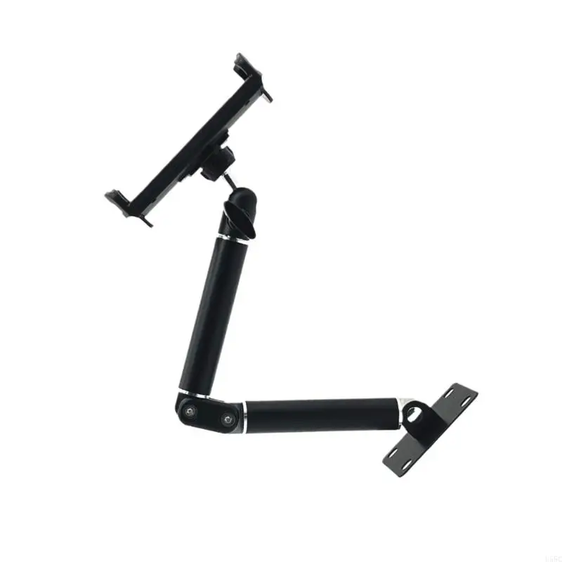 U55C Tablet Wall Mount Adjustable Long Arm with Two Extendable Clamps for Any Setting, Holds 4 13inch Devices