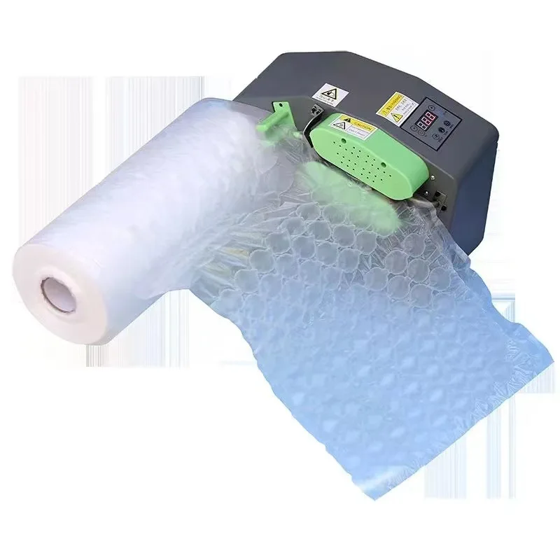 200W Air Cushion Machine Automatic Filling Air Column Bag Inflator Bubble Film Bag Maker for Packaging