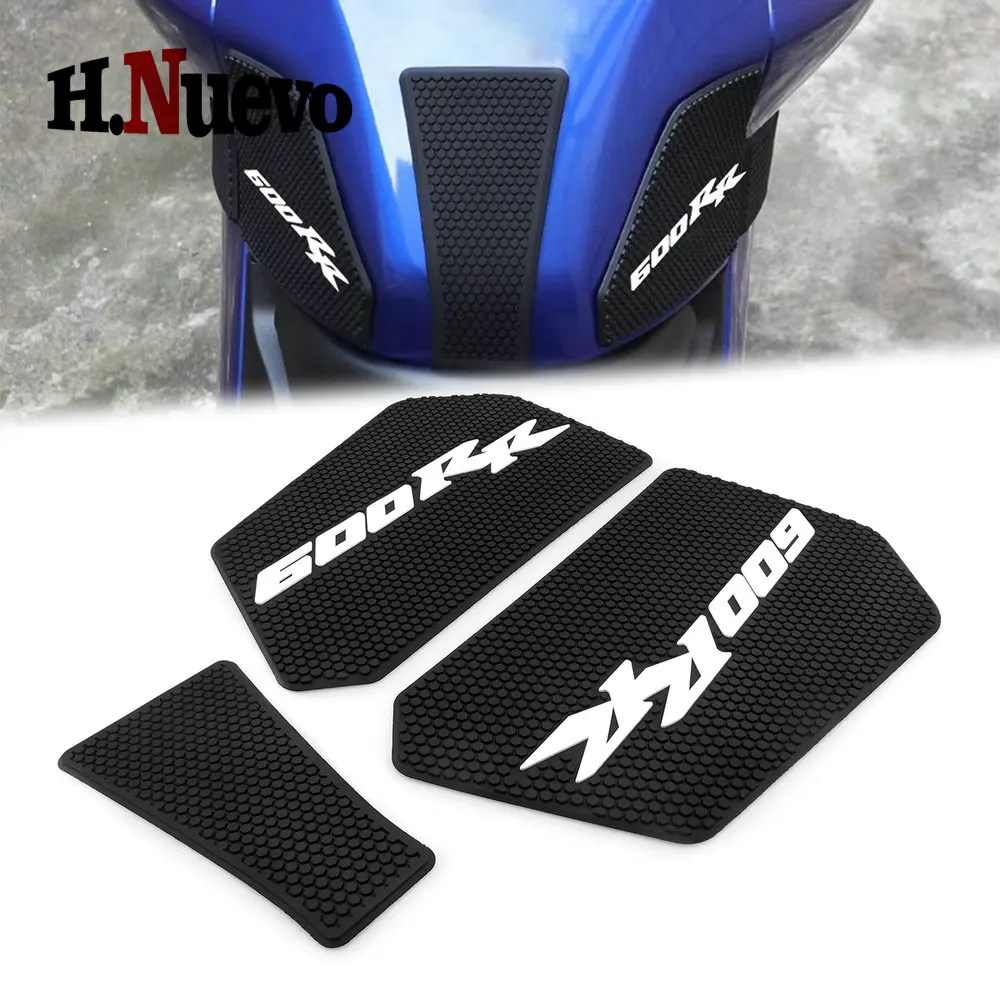 Motorcycle Compaitible With Honda CBR600RR ABS Fuel Tank Stickers Protector Knee Non-slip Pad Tank Grips 2020-2023