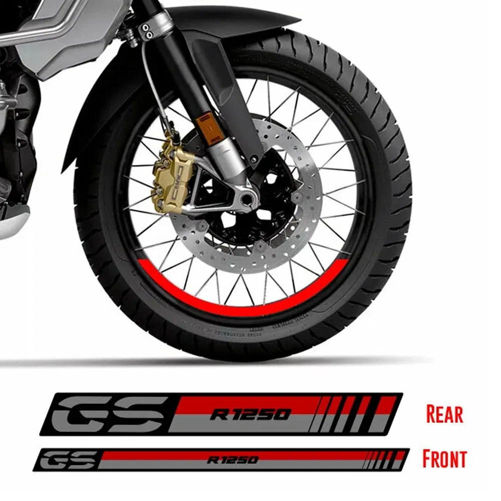 

For BMW R 1250 GS Adventure ACC-004 Motorcycle Wheel Sticker Waterproof Hub Decal Rim Stripe Tape
