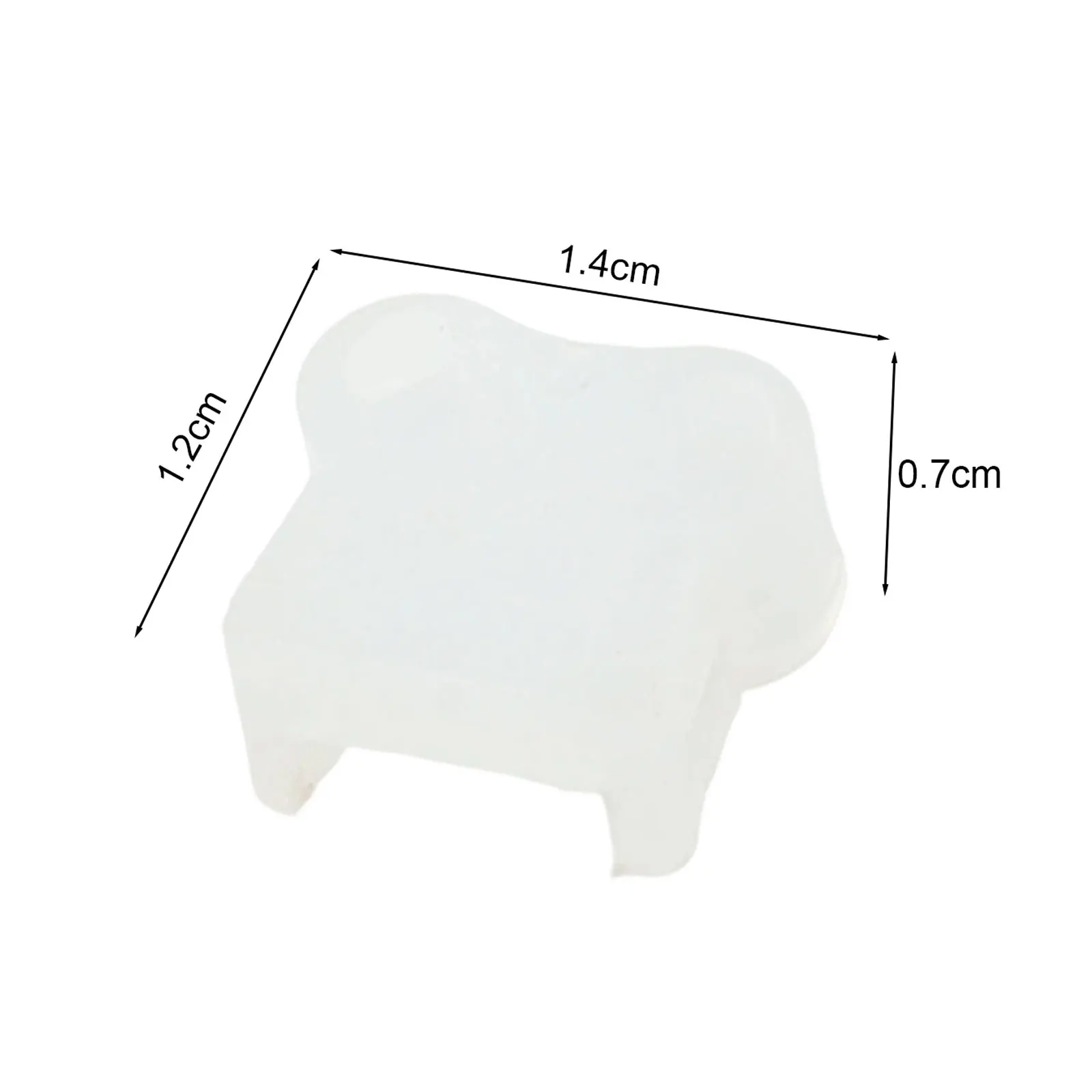 For 20V Compatible Nailer No Mar Tip for Models DCN680B BCN680D1 DCN680D1 DCN681B DCN681D1 Replaceable 2/4/5pcs Pack