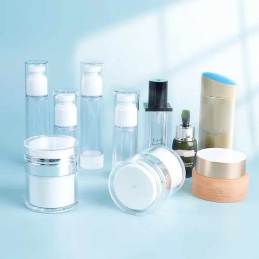 20 Pack Airless Pump Jar and Atomizer Perfume Spray Bottles Set, Leak Proof, Travel Cosmetic Containers for Shampoo Conditioner - view 4
