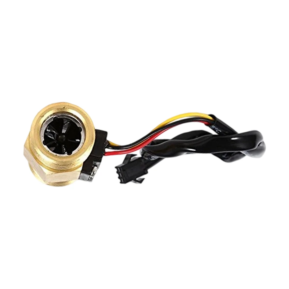 G1 2 Copper Water Flow Sensor with Hall Effect Technology for Flow Switch Applications 1 to 30 Liters per Minute