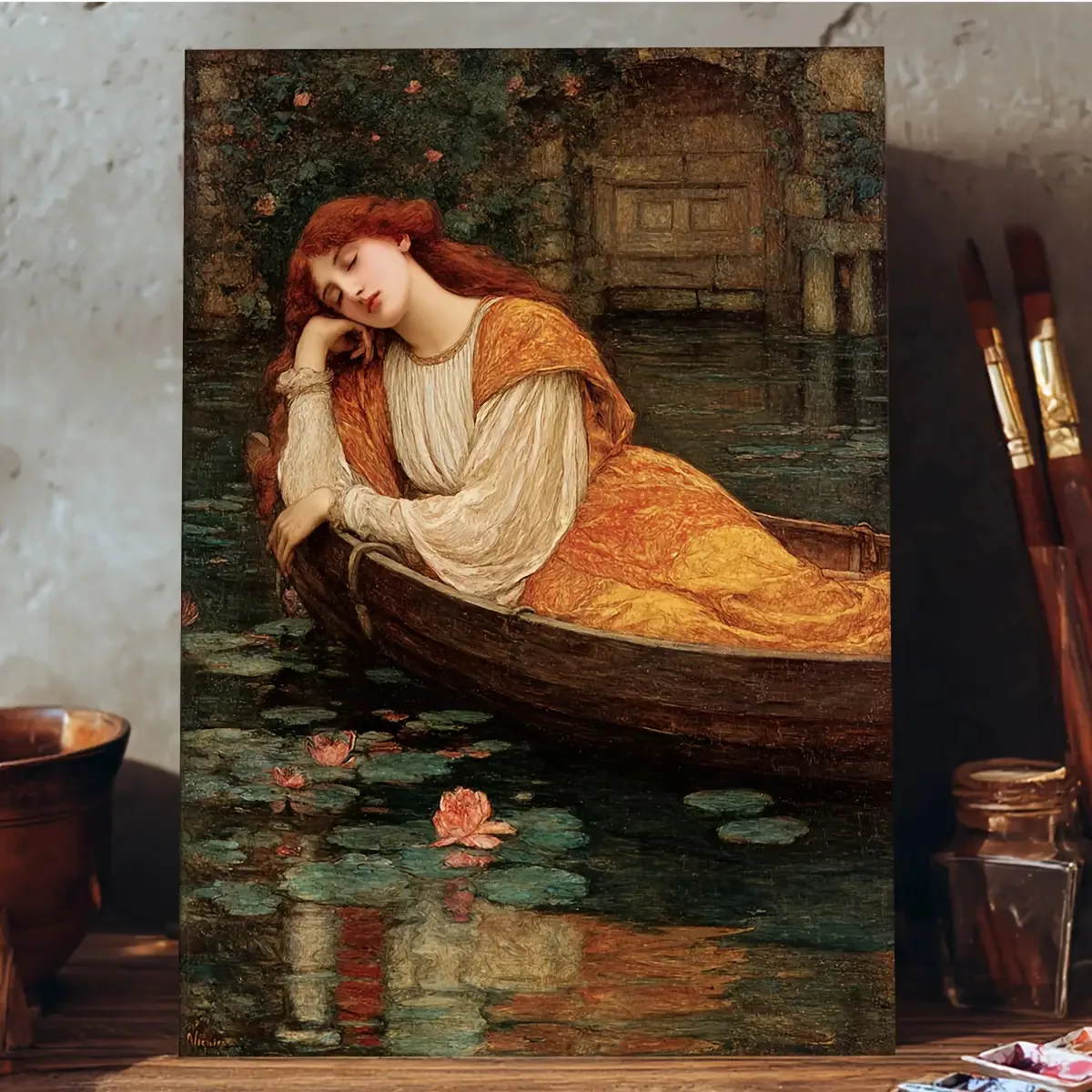 

500/1000/1200/2000PCS Puzzles for Adults Elegant Lady Charlotte,Jigsaw Puzzles Brain Challenge Game Gift Home Decor