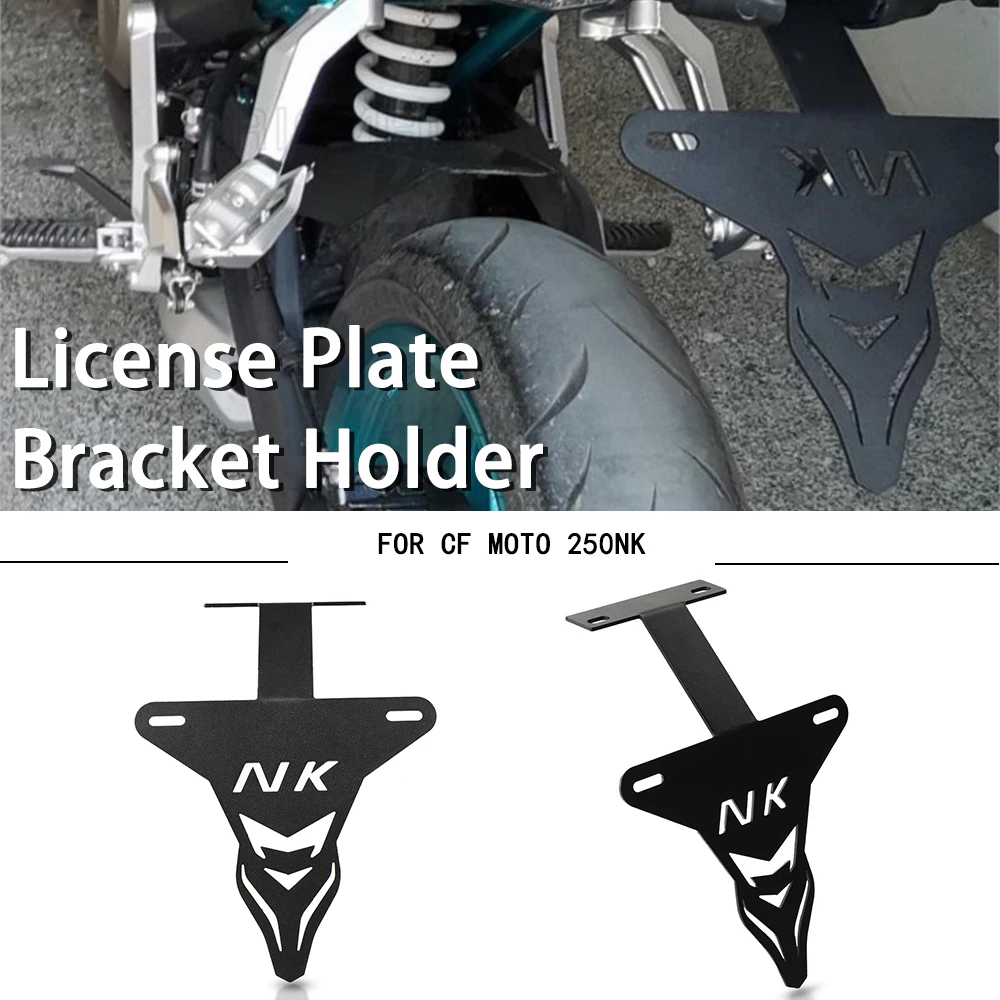 

NK 250 300 License Plate Frame Holder Rear Fender Tidy Eliminator Registration Bracket Motorcycle For CFMOTO CF MOTO 300NK 250NK