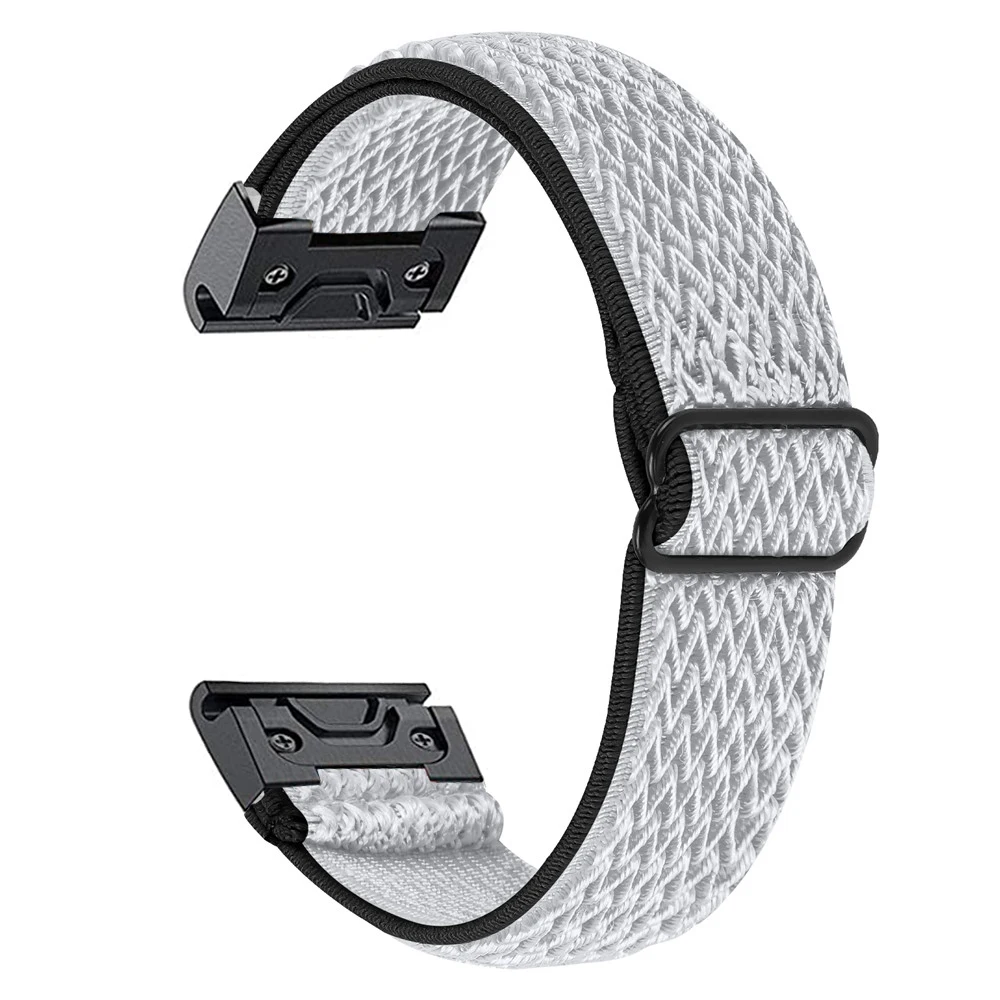 Essidi 20mm Elastic Nylon Strap For Garmin Fenix 7S 6S Pro 5S Plus Woven Sports Watch Band Loop For Garmin Fenix 7S Clasp