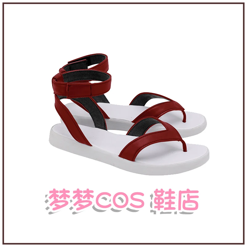 Anime Dämon Slayer Kamado Tanjirou Cosplay Schuhe Stiefel Halloween Karneval Nach Maß Sandalen