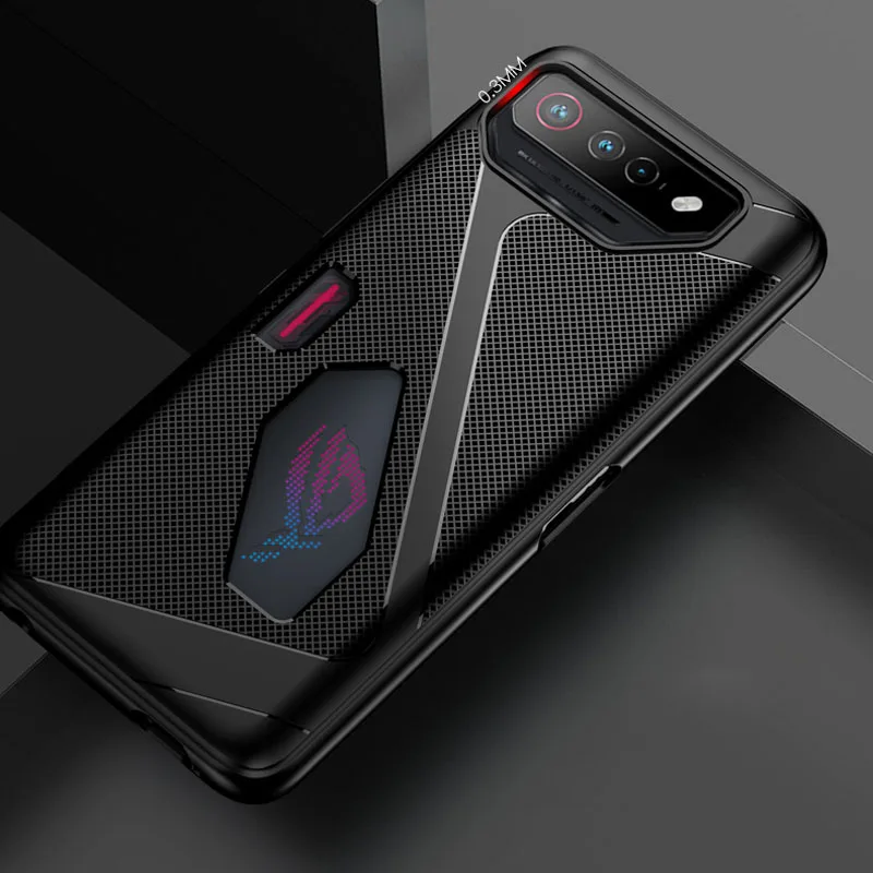 Для ASUS Rog Phone 7 ,7 Pro чехол противоударный гибкий ТПУ армированный матовый защитный задний Чехол для Rog Phone7 Pro